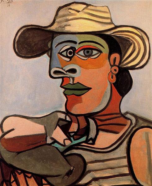 Pablo Picasso Classical Oil Paintings The Sailor Male Portraits - Click Image to Close